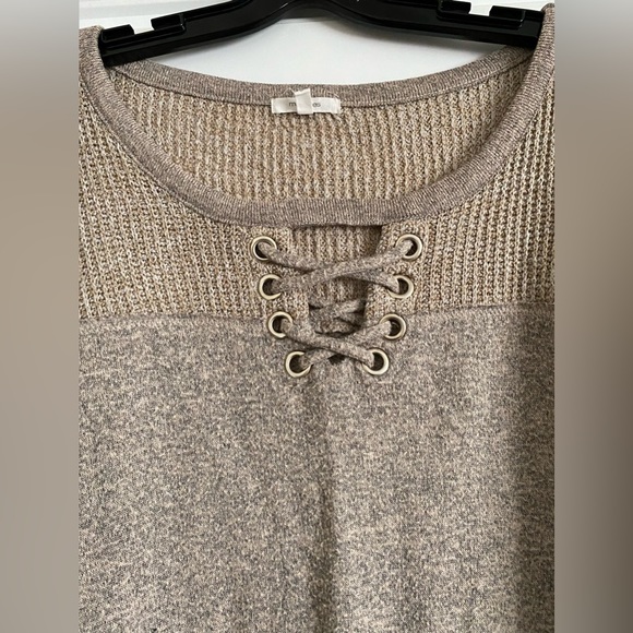 Maurice’s plus size brushed lace up sweater - Picture 4 of 9